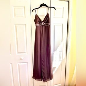 Empire waist formal gown